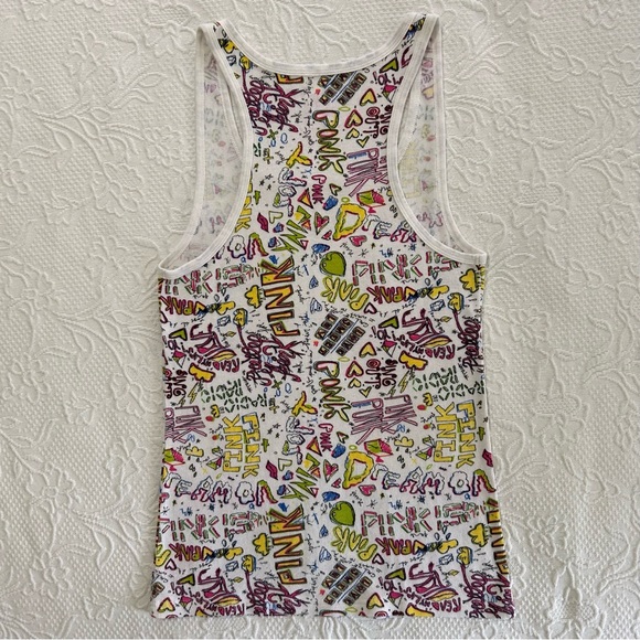 PINK Victoria Secret Outfit 2pc Vintage Capri (Size Med) & Tank Top (Size Large) - Picture 7 of 14